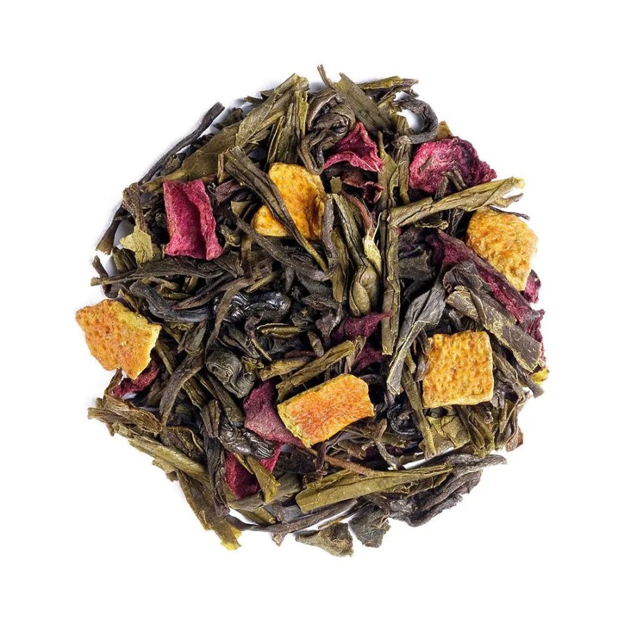 Our Tea NewBy Flavoured Green Tea | Green Sanguinello Loose Leaf Tea Pouch - 250G