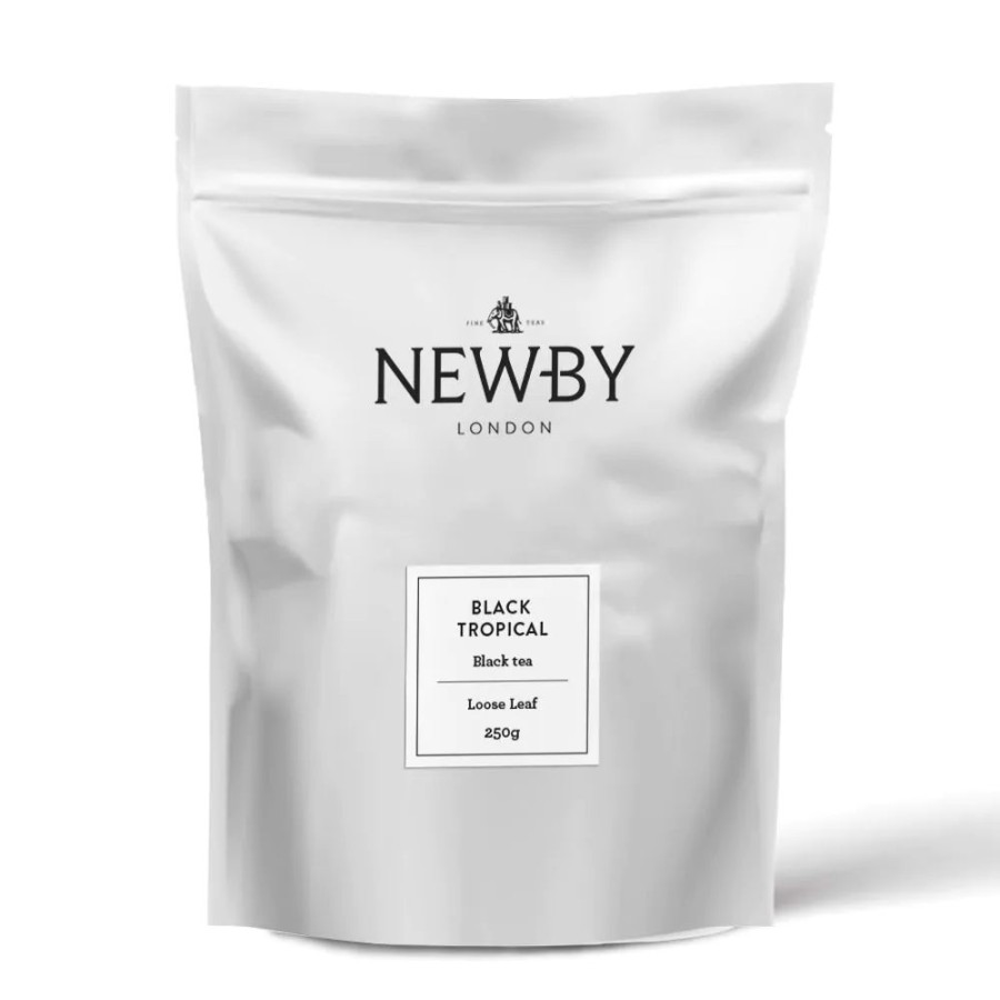 Our Tea NewBy Flavoured Black Tea | Black Tropical Loose Leaf Tea Pouch - 250G