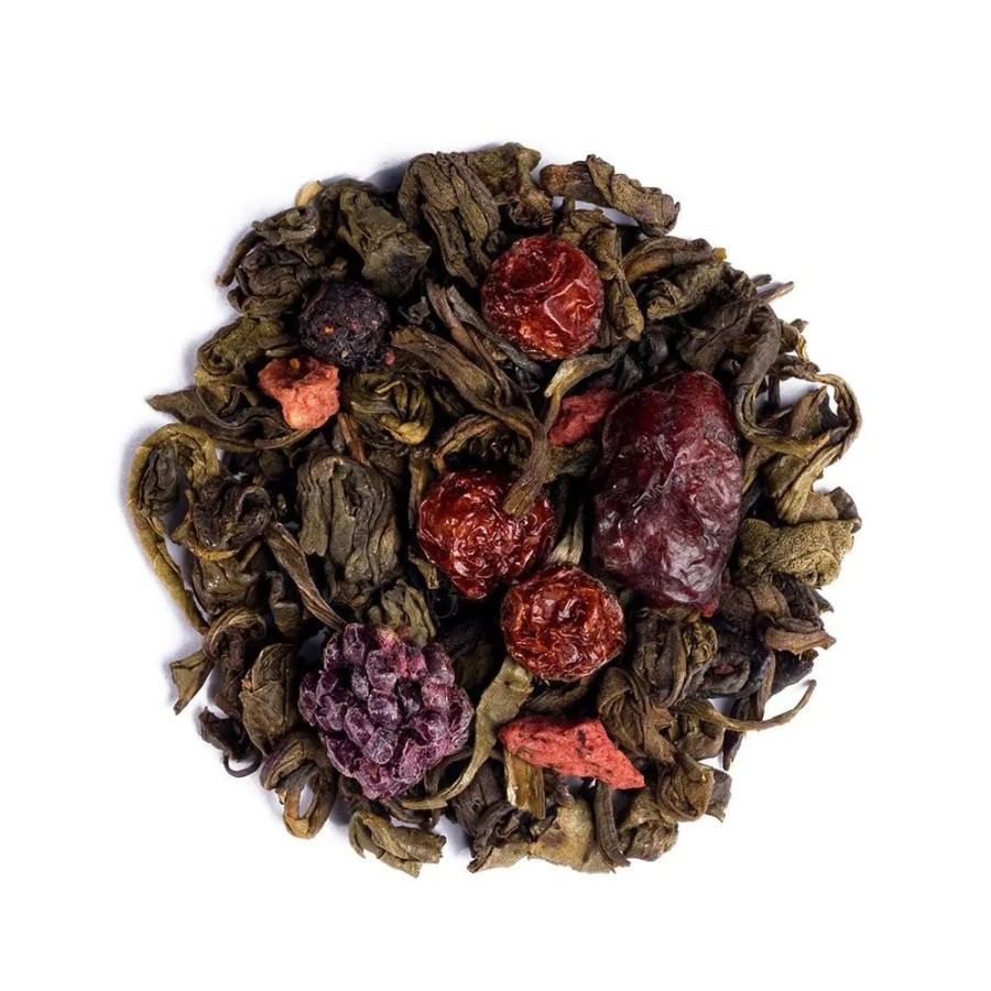 Our Tea NewBy Flavoured Green Tea | Garden Berries Loose Leaf Tea Pouch - 250G