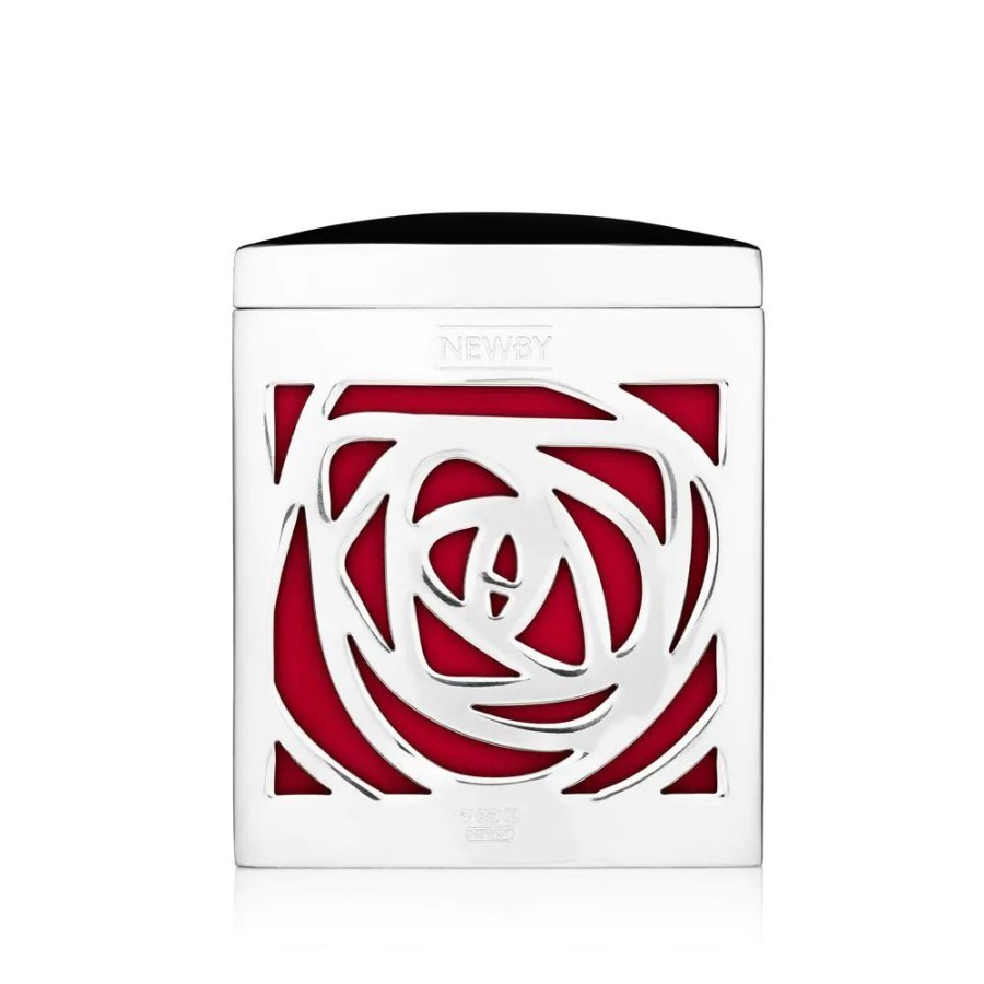 Tea Gifts NewBy | Silver-Plated Tea Caddy - Rhodeia