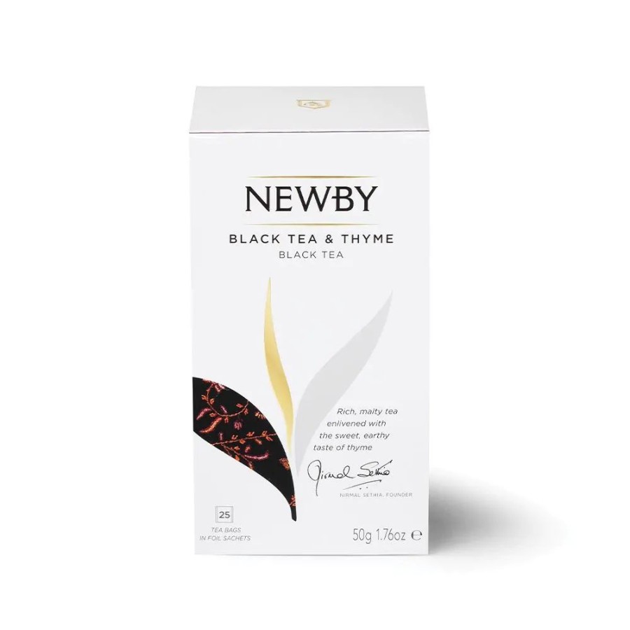 Our Tea NewBy Flavoured Black Tea | Black Tea And Thyme - 25 Tea Bags