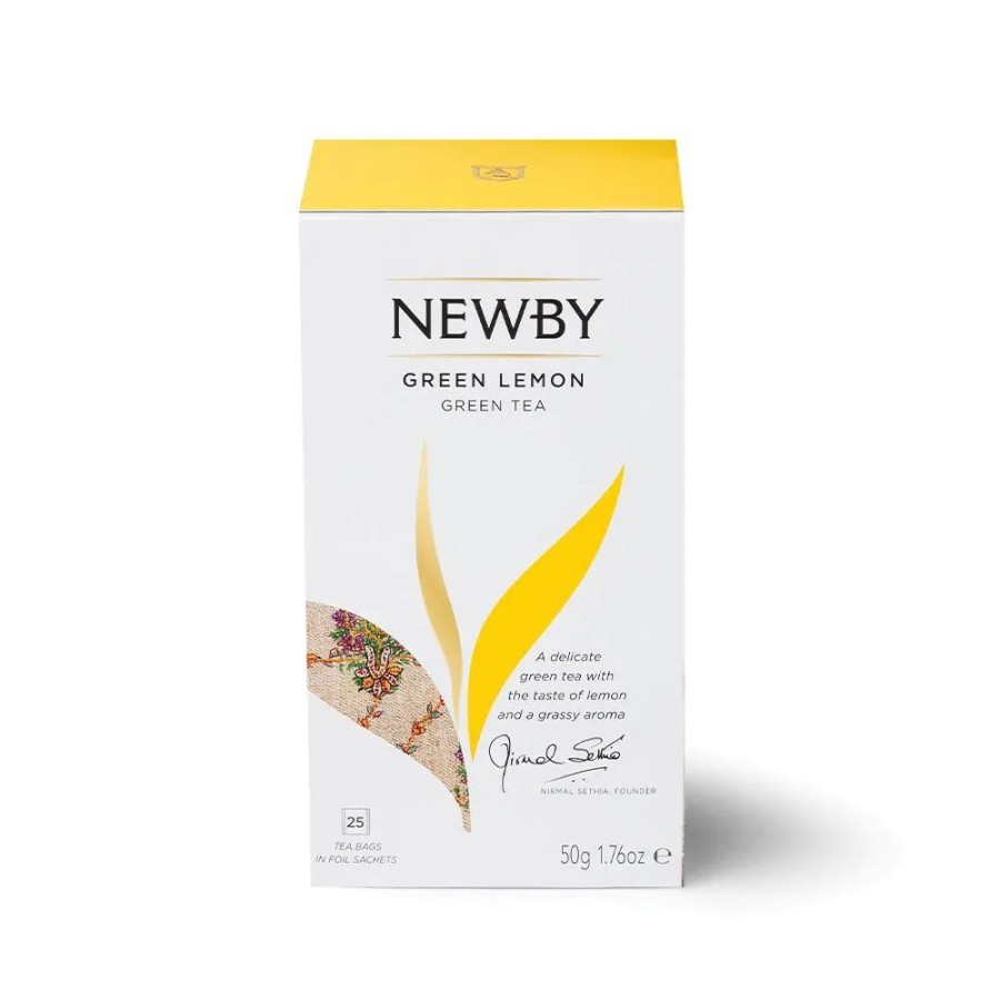 Our Tea NewBy Flavoured Green Tea | Green Lemon - 25 Tea Bags