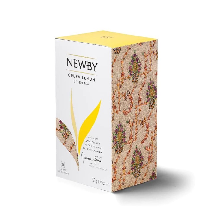 Our Tea NewBy Flavoured Green Tea | Green Lemon - 25 Tea Bags