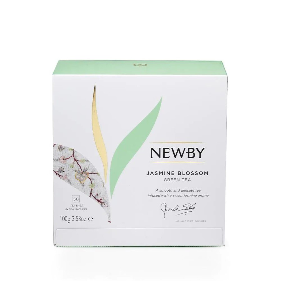 Our Tea NewBy Flavoured Green Tea | Jasmine Blossom - 50 Tea Bags