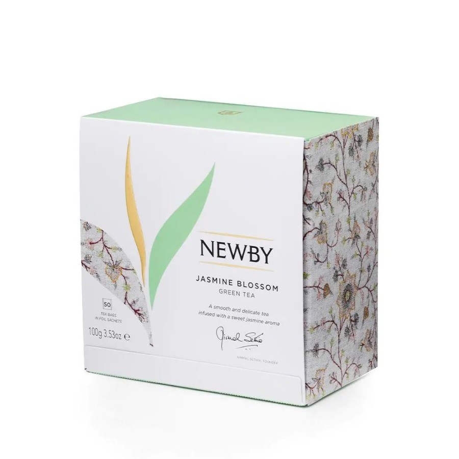 Our Tea NewBy Flavoured Green Tea | Jasmine Blossom - 50 Tea Bags