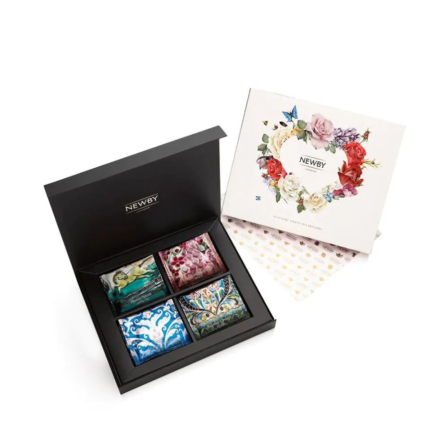 Tea Gifts NewBy | Dutch Roses Edition: Silken Pyramids Selection Box