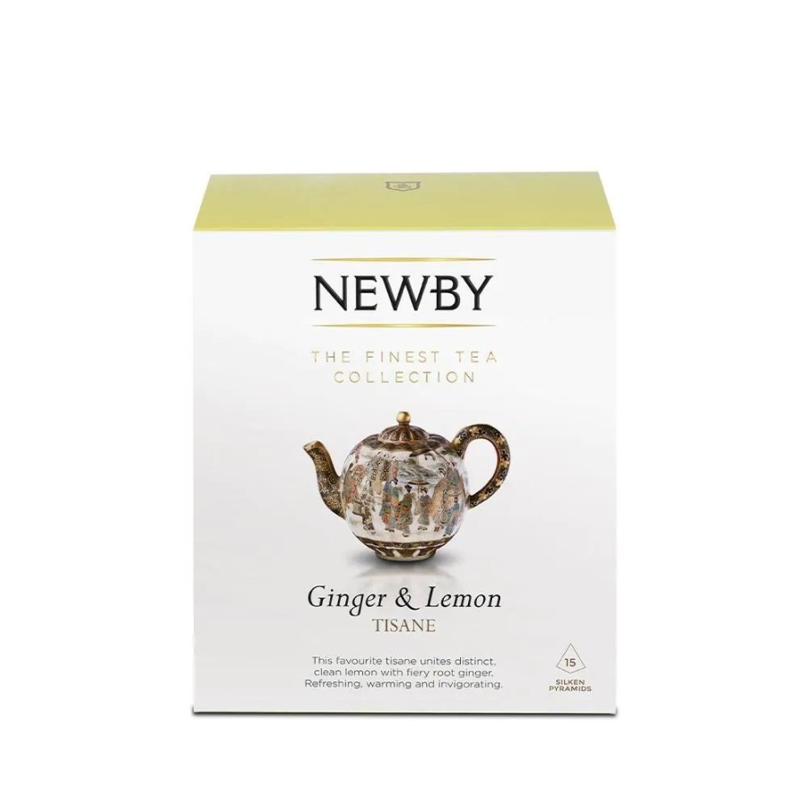 Our Tea NewBy Fruit & Herbal Tisane | Ginger & Lemon Silken Pyramids